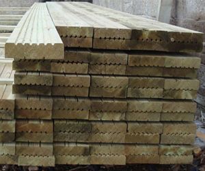 3.6m 32mm x 120mm grooved deckboard