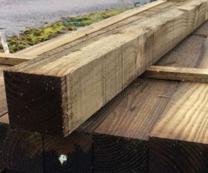 1.5m 100mm x 100mm TREATED TRADE