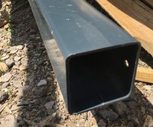 2.4m Anthracite Grey Corner post 3" RAL