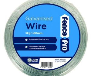 1.6mm x 5Kg galv tying wire approx 300m