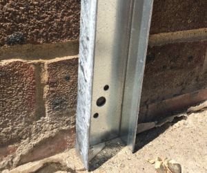 2.1m 56mm x 30mm U Channel Durapost Galv