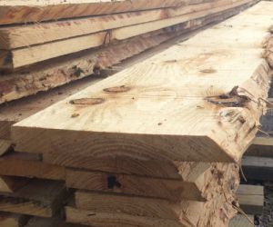 3.6m 200mm x 22mm Waney Edged Larch
