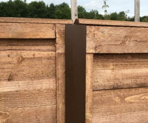 2.4m 54mm x 51mm DURAPOST BROWN