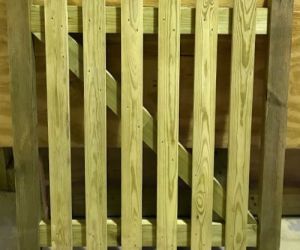 Cottage gate 1.200h x .900w RH