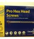 90mm Hex Head Screws (100 per box)