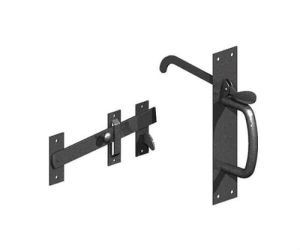 Heavy Black Suffolk Latch Gate Mate