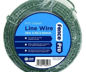 25m 3.55/2.5 Green PVC line wire (1.2kg)