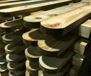 1.2h x 1.8w Premium palisade round top