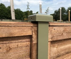 2.4m 54mm x 51mm DURAPOST OLIVE GREEN